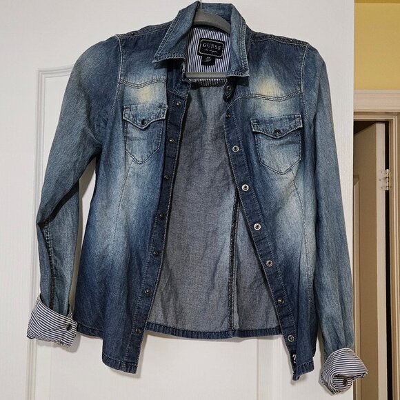 Jean button up shirt - Picture 1 of 1